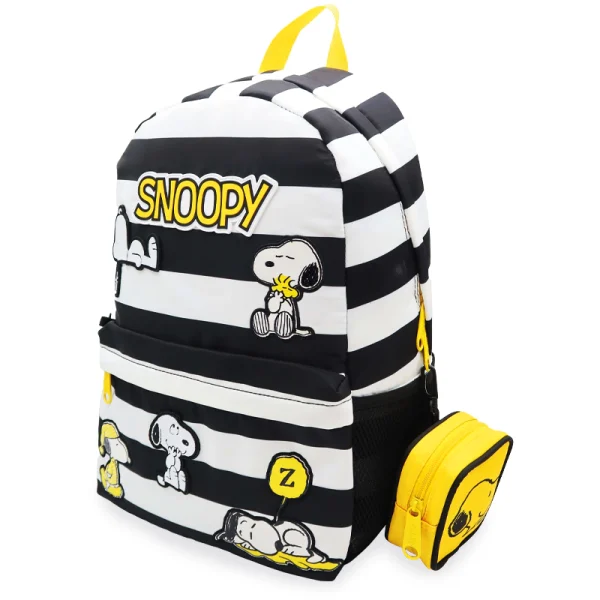 MOCHILA MOOVING SNOOPY STRIPES 1635225 ESPALDA 16