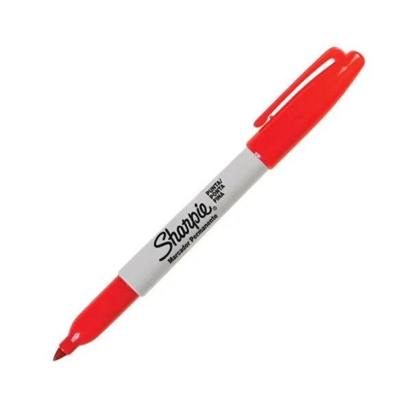 MARCADOR SHARPIE ROJO PERM FINO
