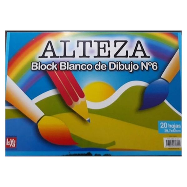 BLOCK DIBUJO ALTEZA Nº 6 BLANCO