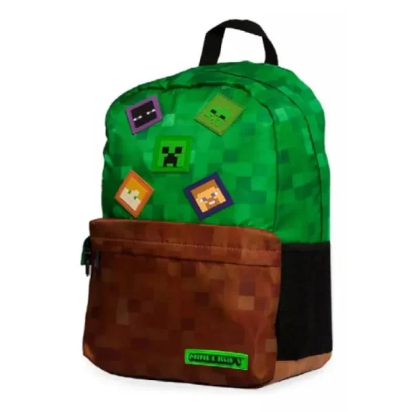 MOCHILA MOOVING MINECRAFT PIXEL 1636225 ESPALDA 16
