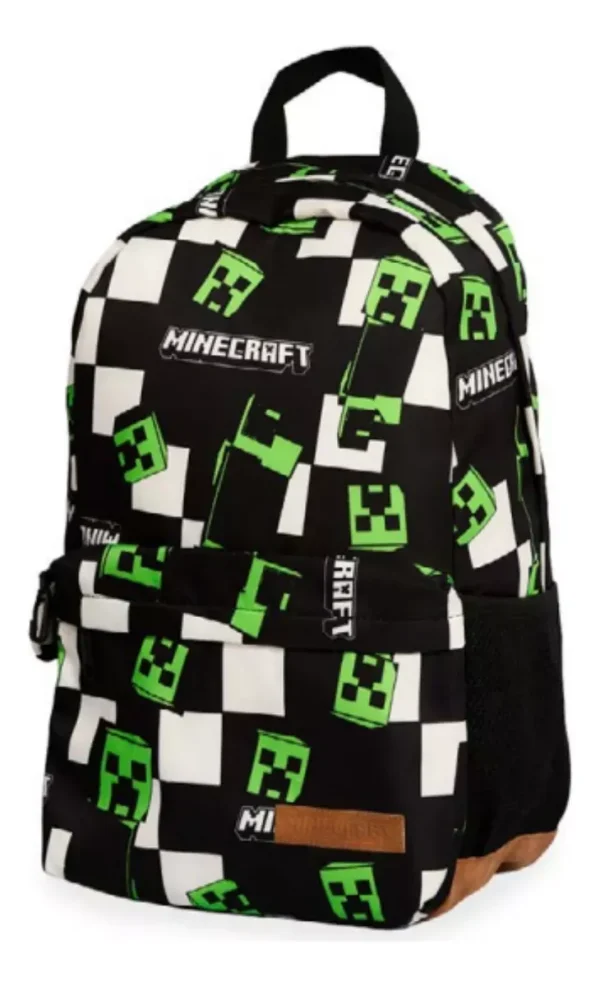 MOCHILA MOOVING MINECRAFT CREEPER 1636125 ESPALDA