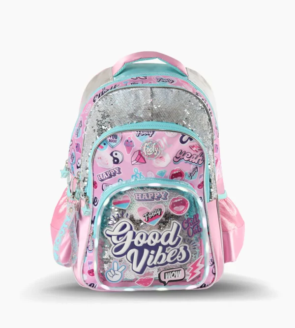 MOCHILA FOOTY ESPALDA 18" 2123 GOOD VIBES