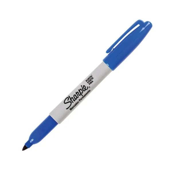MARCADOR SHARPIE AZUL PERM FINO
