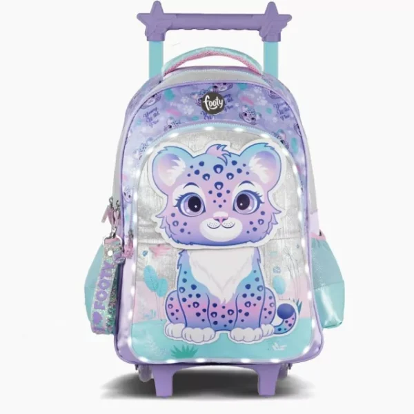 MOCHILA FOOTY 6351 CON RUEDA 18 SWEET LEOP