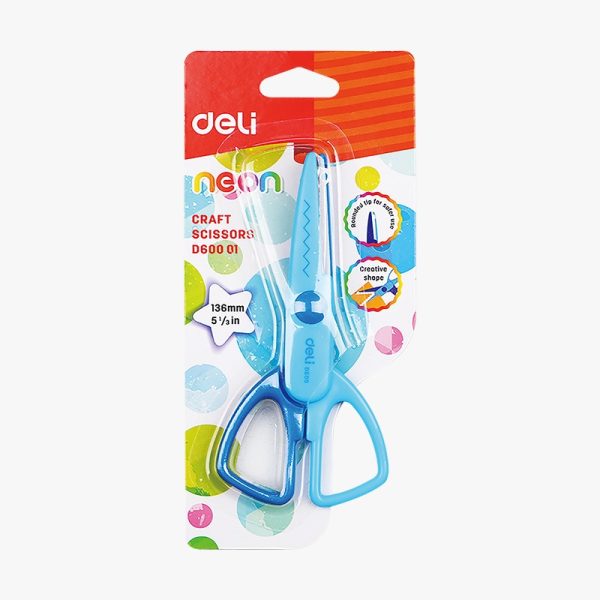 TIJERA DELI ESCOLAR DENTADA 13 CM (E6000)