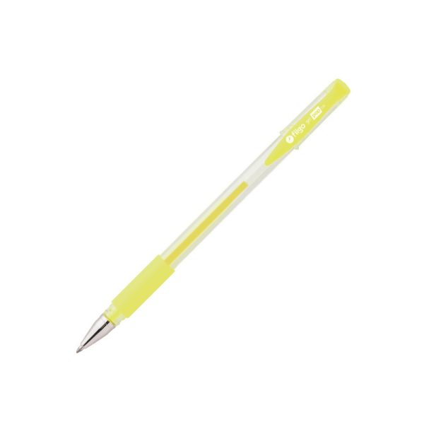 BOLIGRAFO ROLLER SIGNO AMARILLO FLUO