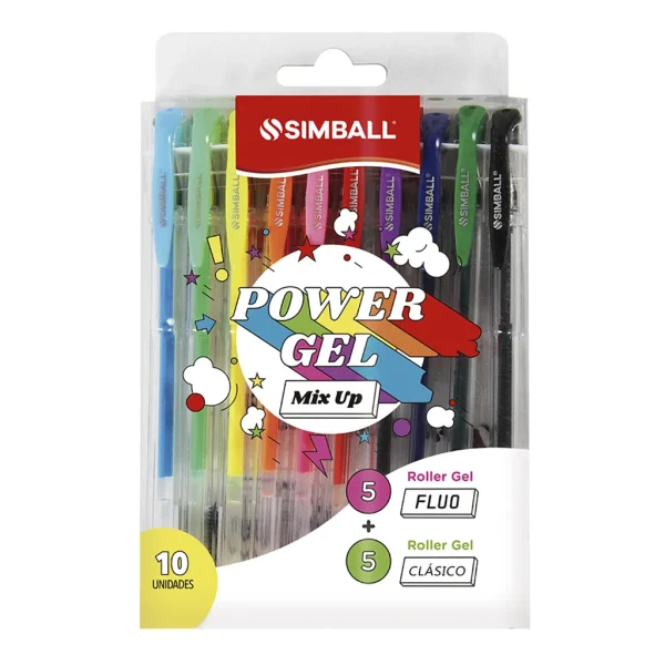 BOLIGRAFO SIMBALL POWER GELCLASICO / FLUO X