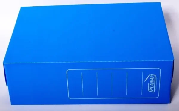 CAJA ARCHIVO PLASTICA LEGAJO AZUL