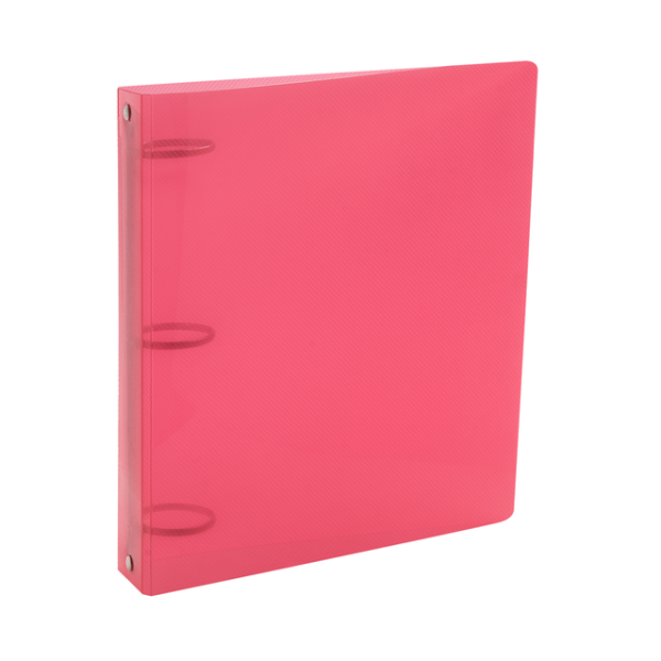 CARPETA AVIOS 3 X 40  TRANSPARENTE ROJO