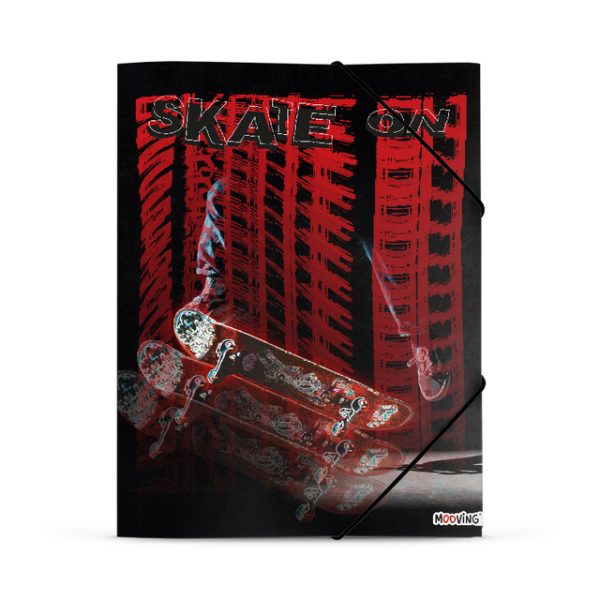 CARPETA CON ELASTICO MOOV Nº 5 SKATE ON