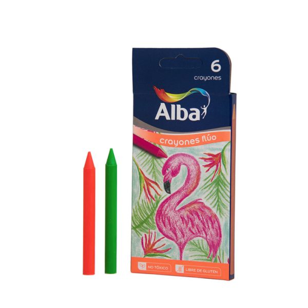 CRAYON ALBA FANTASY X 6 FLUO