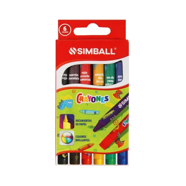 CRAYON CERA SIMBALL X 6