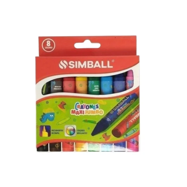 CRAYON SIMBALL MAXI JUMBO X 8