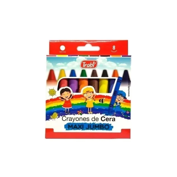 CRAYON TRABI SUPER JUMBO X 8