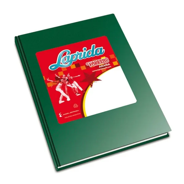 CUADERNO LAPRIDA T / D VERDE X 50 HS FORRADO