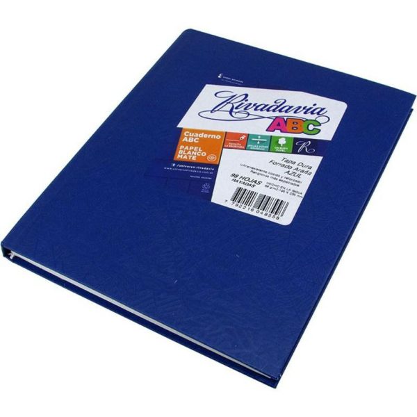 CUADERNO RIVADAVIA ABC T / D AZUL X 98