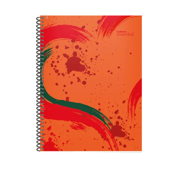 CUADERNOLA LEDESMA ESSENT X 84 HS ROJO