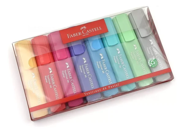 RESALTADOR FABER PASTEL