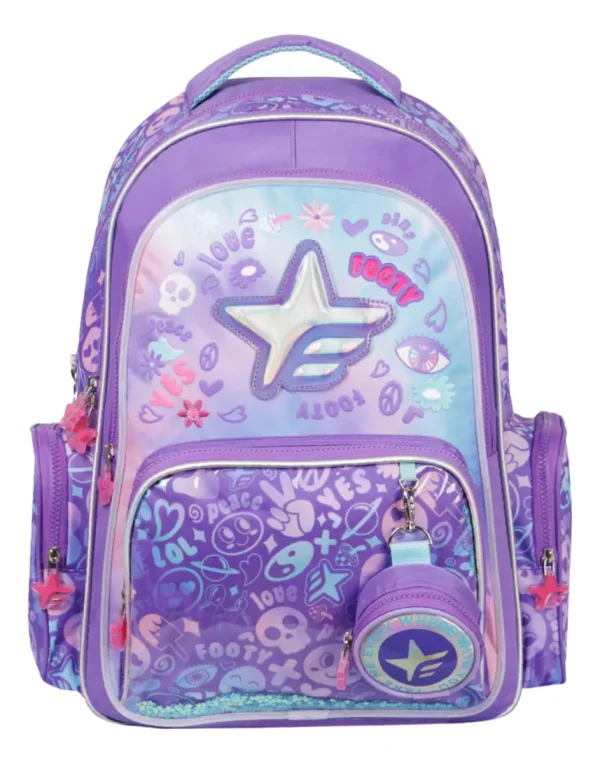 MOCHILA FOOTY 6171 CARRO HOLOGRAM STAR