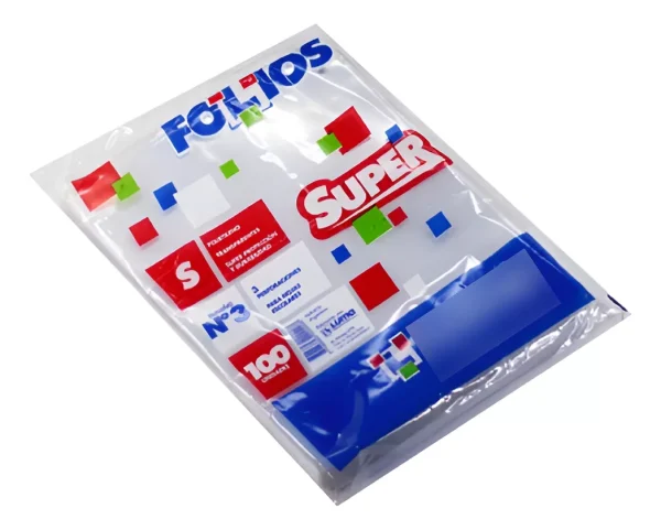 FOLIO LUMA ESCOLAR SUPER 80 GS X 100