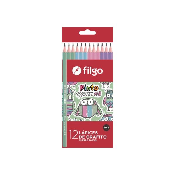 LAPIZ FILGO GRAFFITO DOCENA PASTEL ECON HB