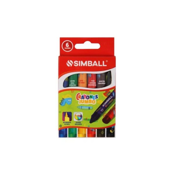 CRAYON SIMBALL JUMBO X 6