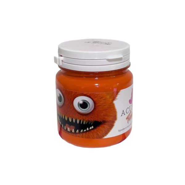 TEMPERA ACUAREL POTE NARANJA X 100 UNIDADES