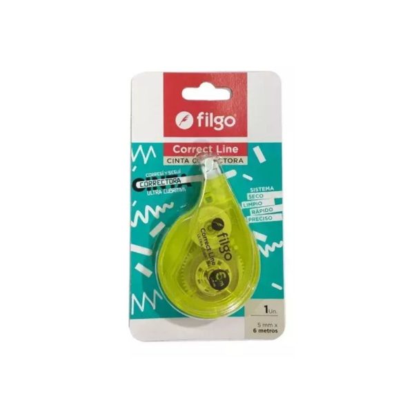 CORRECTOR CINTA FILGO 6 MTS