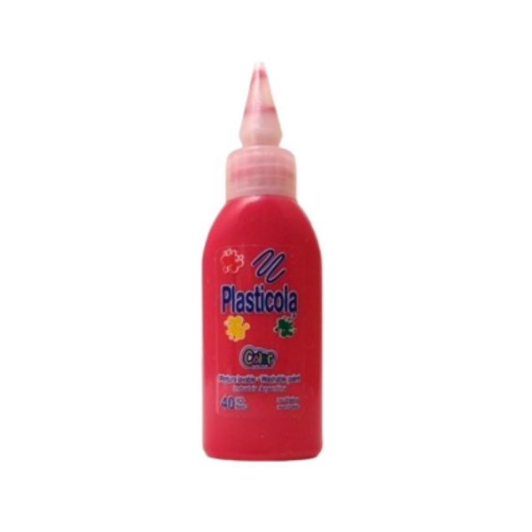 PLASTICOLA ROJO X 40 GRS