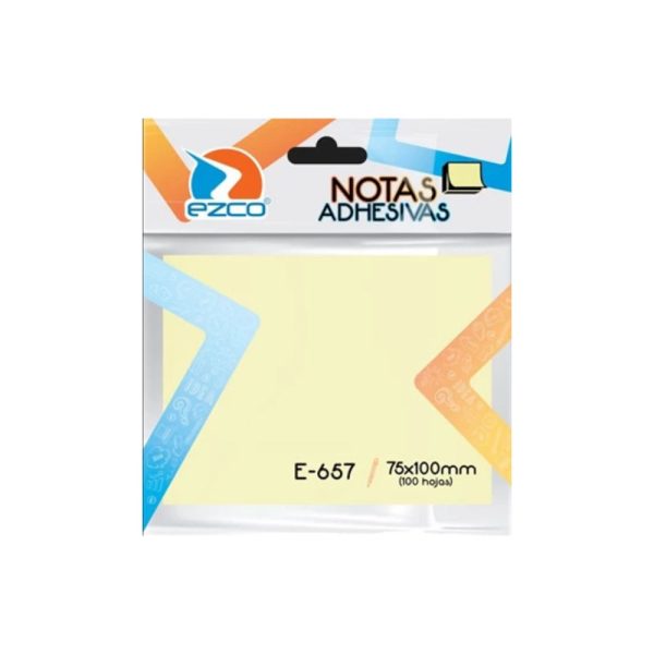 NOTA ADHESIVA EZCO 75 X 100 E-657