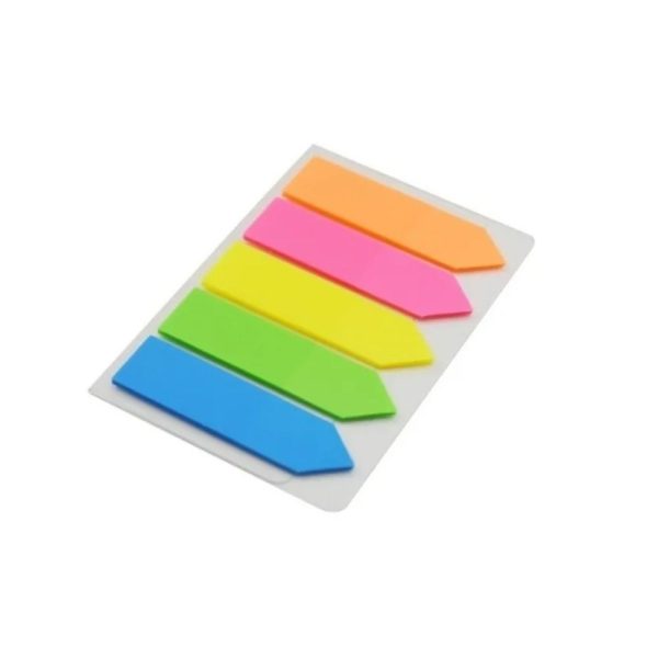 BANDERITA PLASTICAS FLECHA X 125 UNIDADES