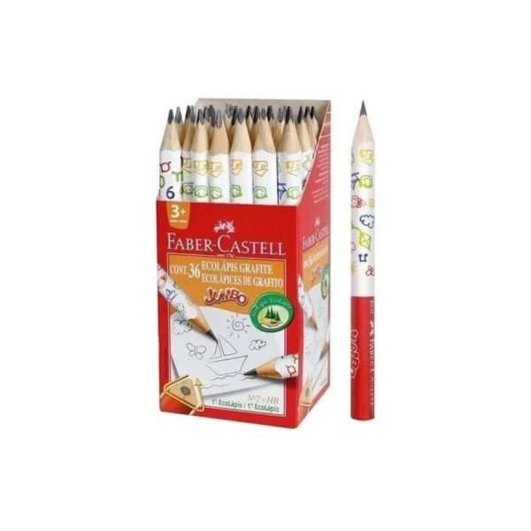 LAPIZ FABER GRAFITO JUMBO TRIANGULAR