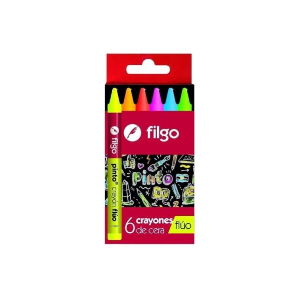 CRAYON FILGO FLUO X 6