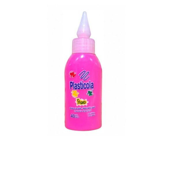 PLASTICOLA FLUO ROSA X 40 GRS