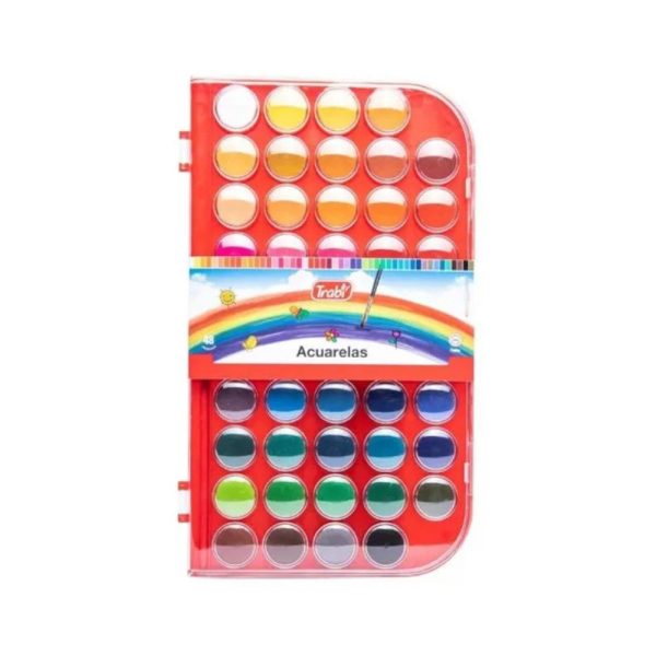ACUARELA TRABI 48 COLORES ACRILICA