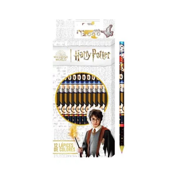 LAPIZ DE COLOR HARRY POTTER X 12 LARGO