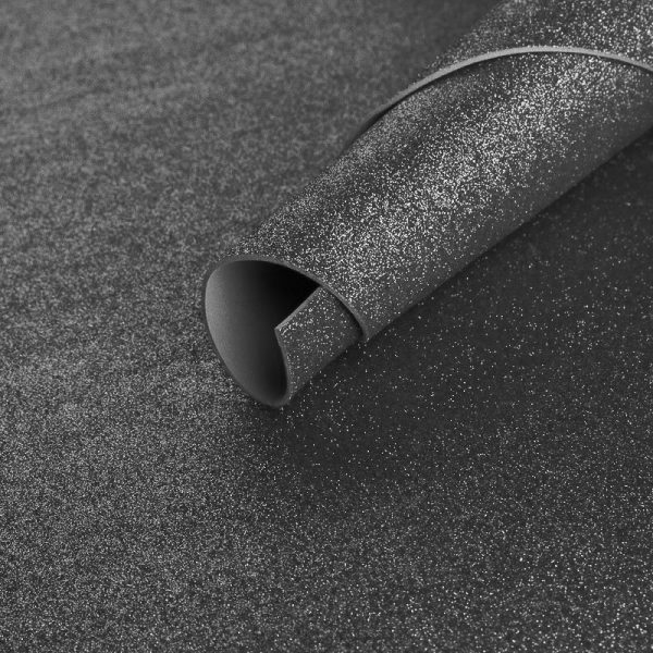 GOMA EVA GLITTER NEGRO