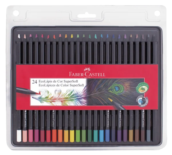 LAPIZ COLOR FABER X 24 SUPERSOFT
