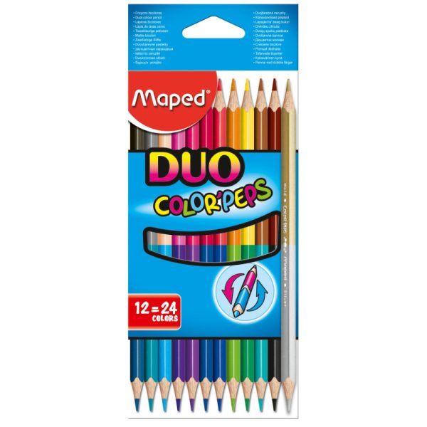 LAPIZ COLOR MAPED BICOLOR X 12