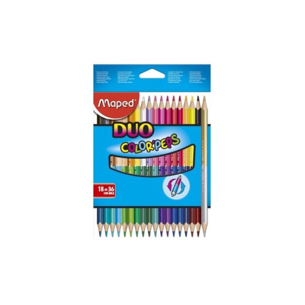 LAPIZ COLOR MAPED BICOLOR X 18
