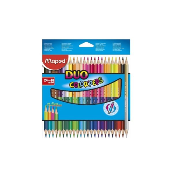 LAPIZ COLOR MAPED BICOLOR X 24