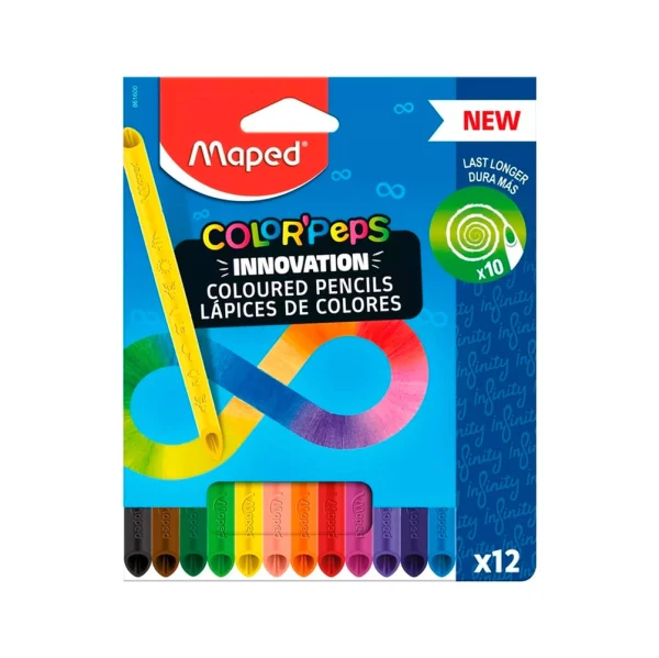 LAPIZ COLOR MAPED INFINIT X 12