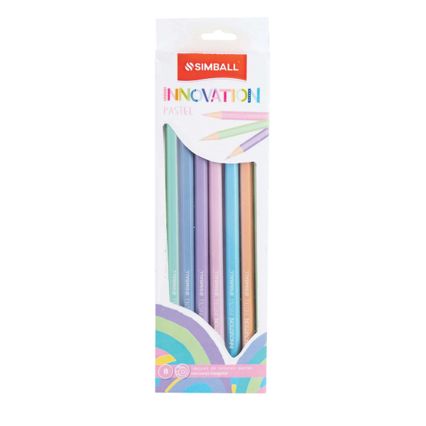 LAPIZ COLOR SIMBALL INNOVATION PASTEL X 8