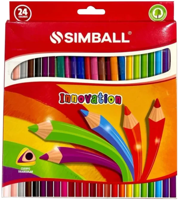 LAPIZ COLOR SIMBALL X 24 LARGOS