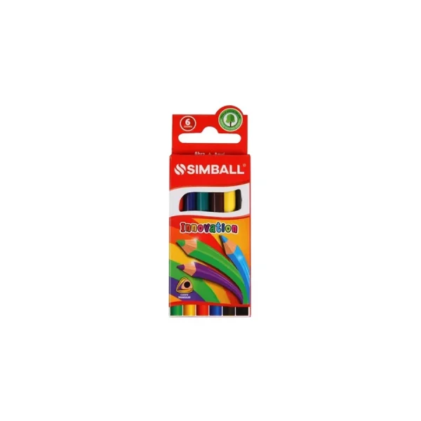 LAPIZ COLOR SIMBALL X 6 CORTOS