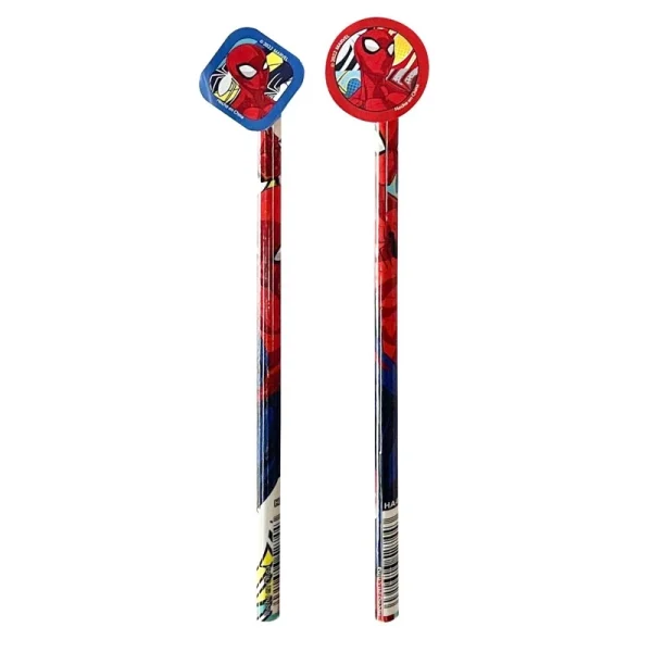 LAPIZ CON ADORNO GOMA SPIDERMAN / SPIDEY