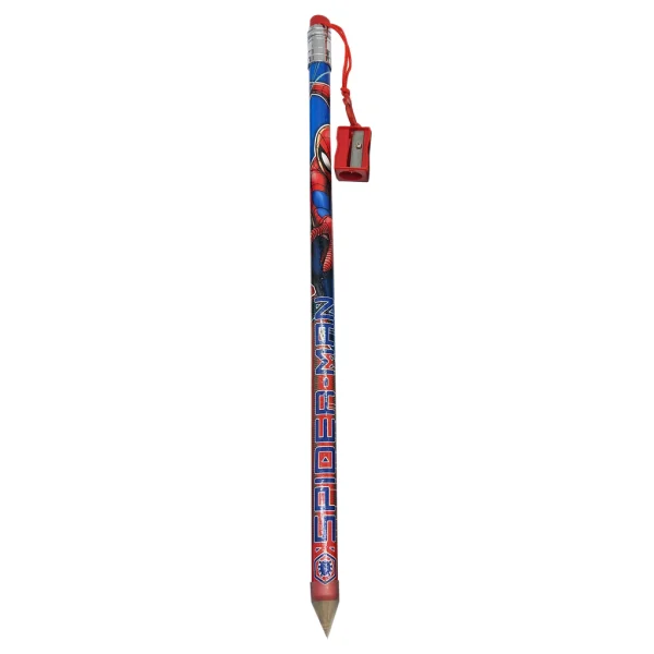 LAPIZ JUMBO CON SACAPUNTAS SPIDERMAN