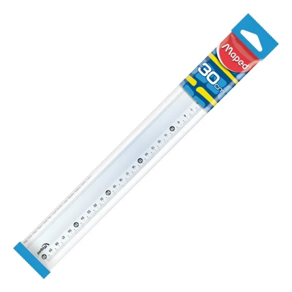 REGLA MAPED X 30 CM ECO CRISTAL