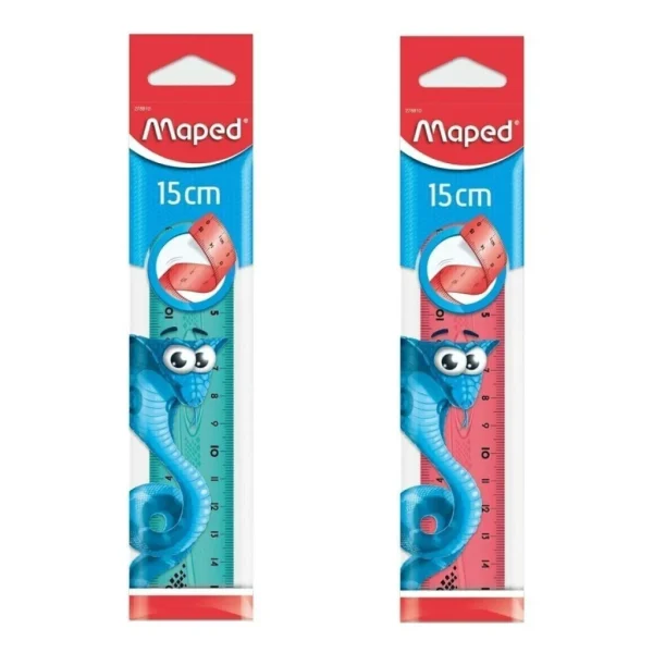 REGLA MAPED TWIST AND FLEX X 15 CM
