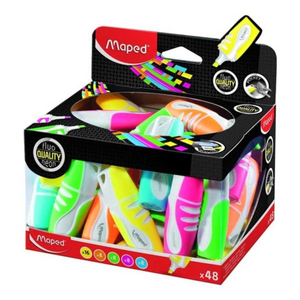 RESALTADOR MAPED POCKET FLUO X 48